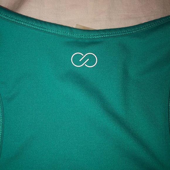 Women’s Calia By Carrie Underwood Sports Tank Top Cinch Side Size L Teal - Picture 7 of 8